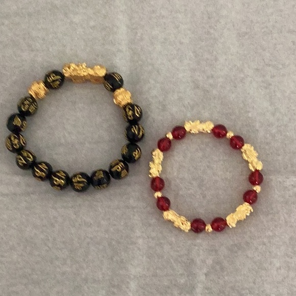 5pcs 2different designs to choose from Luck Bracelet Double Wealth - Picture 3 of 8